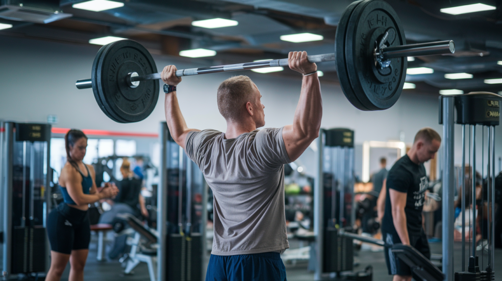 mid back exercises at gym